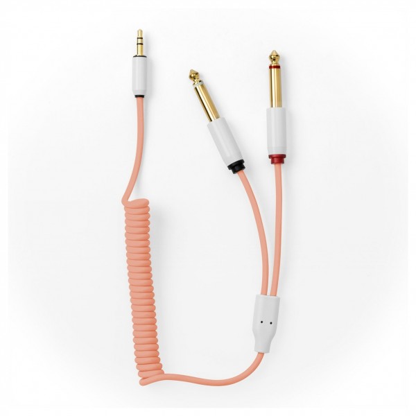 MyVolts Candycords 3.5mm to 6.35mm Mono Y-Cable - 40cm, Sunset - Main