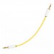 MyVolts Candycords 3.5mm Straight Stereo Jack Cable - 15cm, Pineapple