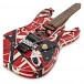 EVH Striped Frankie, Red/White/Black with Stripe Hardshell Case