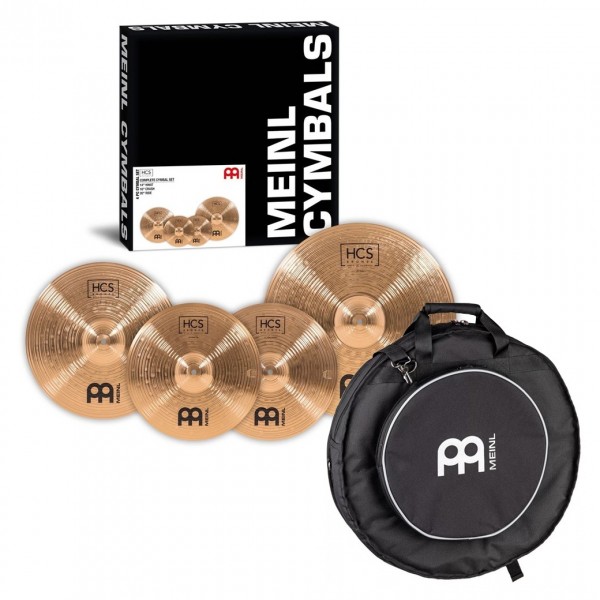 Meinl Bronze Complete HCS Cymbal Set & Backpack
