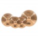 Meinl Bronze Complete HCS Cymbal Set - Cymbals 