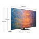 Samsung 75 inch QN95C NEO QLED 4K HDR Smart TV Dimension View