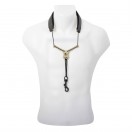 BG SAT Saxophone Zen Strap, Plastic Snap Hook, L