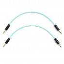 MyVolts Candycords Halo 3.5mm Cable 2-Pack - 15cm, Mint Green