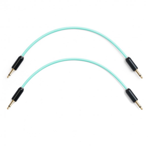 MyVolts Candycords Halo 3.5mm Cable 2-Pack - 15cm, Mint Green - Main