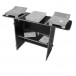 UDG FlightCase Fold Out DJ Table With Decks Silver MK2