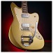 G4M 638 TM Electric Guitar, Gold Sparkle