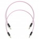 MyVolts Candycords Halo 3.5mm Kabel 2er-Pack - 30cm, Marshmallow