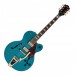 Gretsch G2410TG Streamliner Hollow SC, Ocean Turquoise with FREE case - Guitar