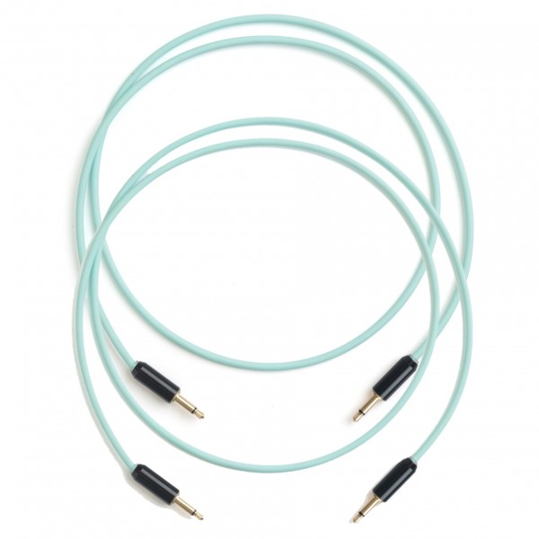 MyVolts Candycords Halo 3.5mm Cable 2-Pack - 50cm, Mint Green - Main