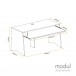 modul Modular Studio Desk, Walnut