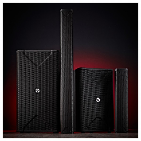 G4M Modular Column DSP PA System Essential Bundle at Gear4music