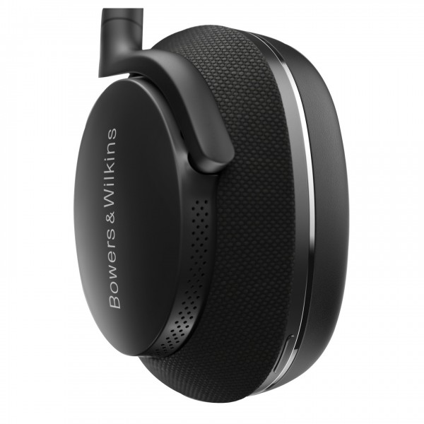 Bowers & Wilkins PX7 S2 Wireless Headphones, Black Close Up View