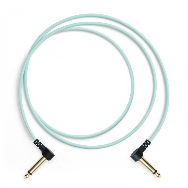 MyVolts Candycords Pedal Cable, 6.35mm Angled Jack, 150cm, Mint Green