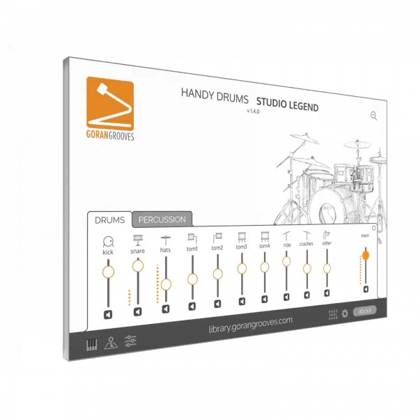 Goran Grooves Handy Drums- STUDIO LEGEND