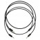 MyVolts Candycords Halo 3.5mm Cable 2-Pack - 50cm, Liquorice