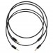 MyVolts Candycords Halo 3.5mm Cable 2-Pack - 50cm, Liquorice