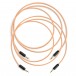 MyVolts Paquete de 2 cables Candycords Halo de 3,5 mm - 80 cm, Sunset