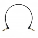 MyVolts Candycords Pedal Cable, 6.35mm Angled Jack 18cm, Liquorice