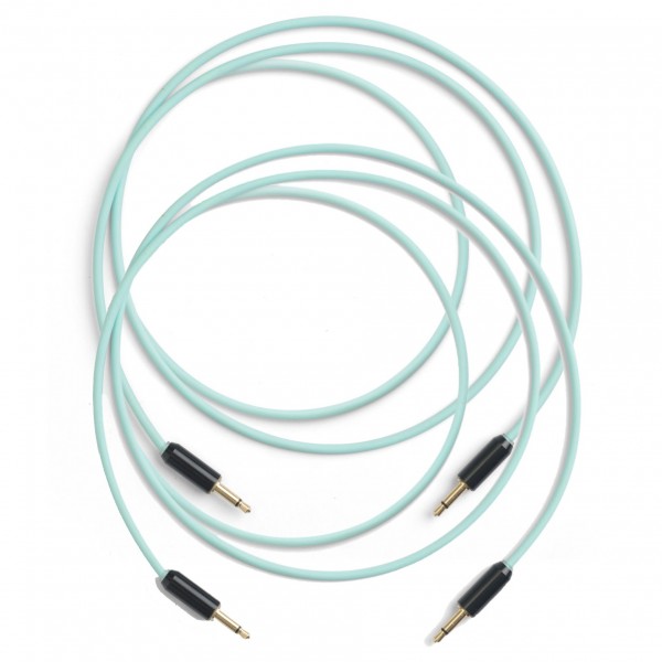 MyVolts Candycords Halo 3.5mm Cable 2-Pack - 80cm, Mint Green