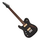 G4M 7 SH Guitare &Eacute;lectrique Gaucher, Transparent Black