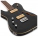 G4M 734 Left Handed SH Electric Guitar, Trans Black
