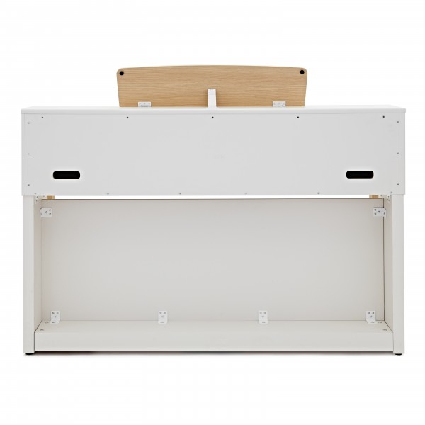 G4M High Top Upright Piano, Maple & White, with Stool