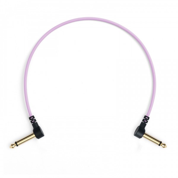 MyVolts Candycords Pedal Cable, 6.35mm Angled Jack 18cm, Jellybean Purple