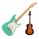 Fender Player Stratocaster HSS MN, SF Green with FREE Fender Ukulele