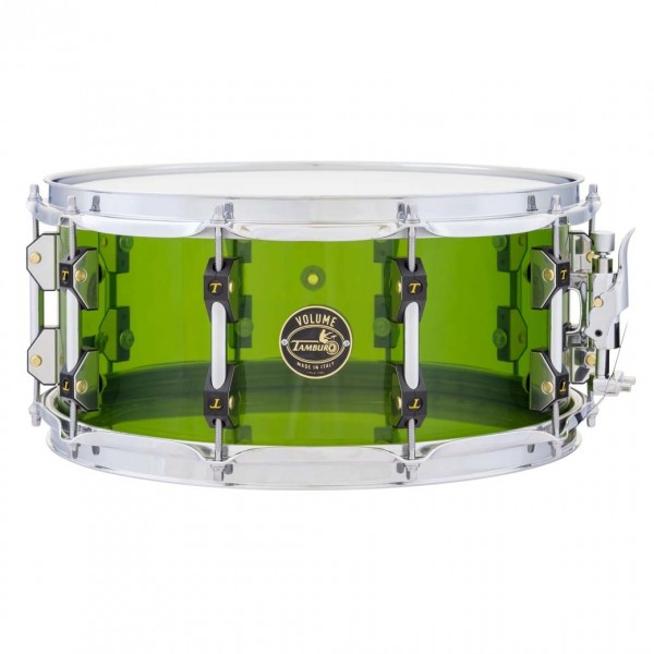 Tamburo Volume Series 14 x 6.5'' Acrylic Snare Drum, Green