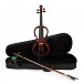 Stagg Shaped Electric Violin Outfit, Violin Burst