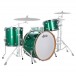 Ludwig Continental 26'' 3ks Shell Pack, Green Sparkle