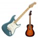 Fender Player Stratocaster MN, Tidepool with FREE Fender Ukulele