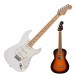 Fender Player Stratocaster MN, Polar White with FREE Fender Ukulele