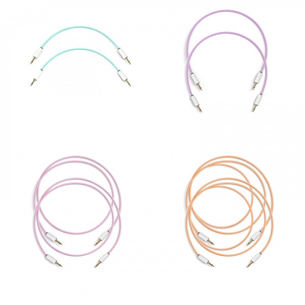 MyVolts Candycords Modular 3.5mm Mix Pack 1 - Various Sizes & Colours - Main