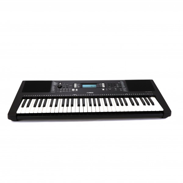 Yamaha PSR E373 Portable Keyboard with Remote Lesson, Black