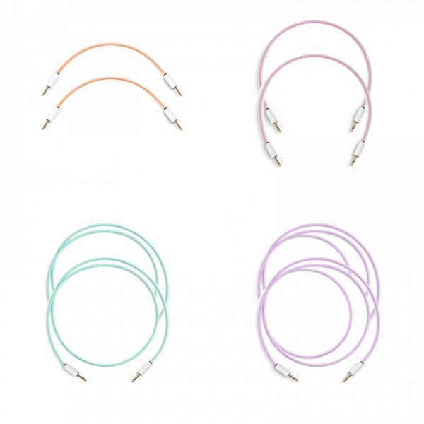 MyVolts Candycords Modular 3.5mm Mix Pack 2 - Various Sizes & Colours - Main