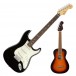 Fender Player Stratocaster PF, Black with FREE Fender Ukulele