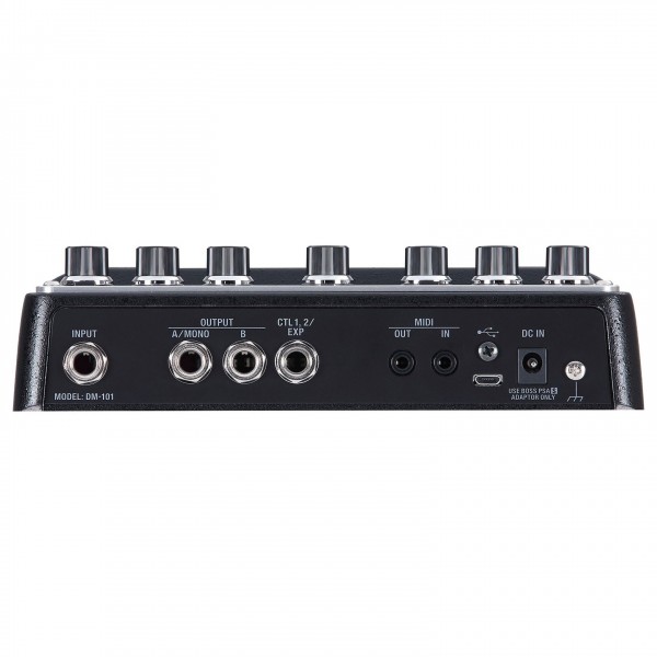 Boss DM-101 Delay Machine Stereo Analog Delay Pedal rear
