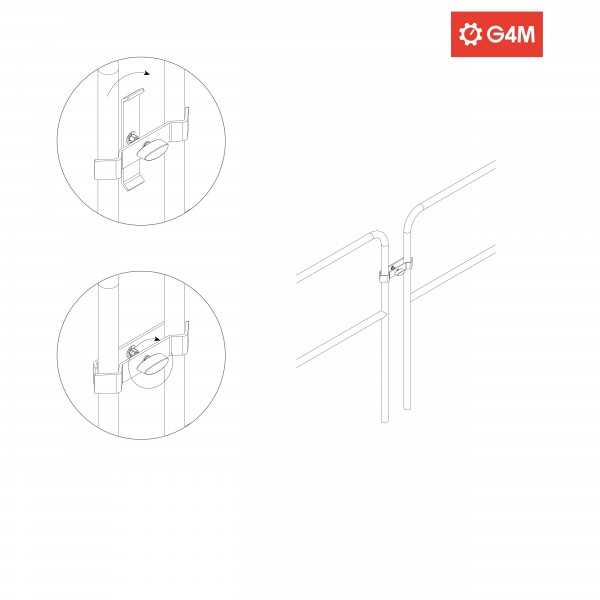 G4M Stage Handrail Clamp
