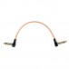 MyVolts Candycords Cable de pedal acodado de 6,35 mm - 10 cm, Sunset