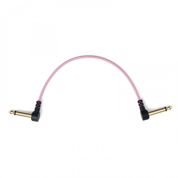 MyVolts Candycords Pedal Cable 6.35mm Angled - 10cm, Marshmallow - Main
