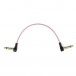 MyVolts Candycords Pedal 6.35mm Angled Cable - 10cm, Marshmallow