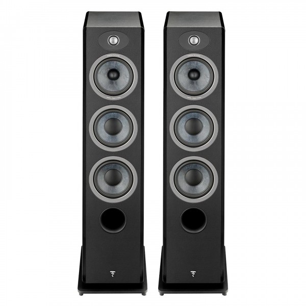 Focal Vestia N2 Floorstanding Speakers (Pair), Black Front View