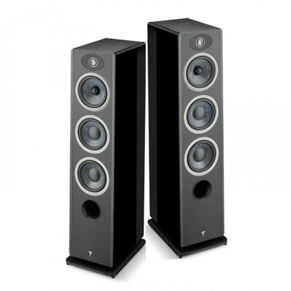 Focal Vestia N2 Floorstanding Speakers (Pair), Black Front View 3