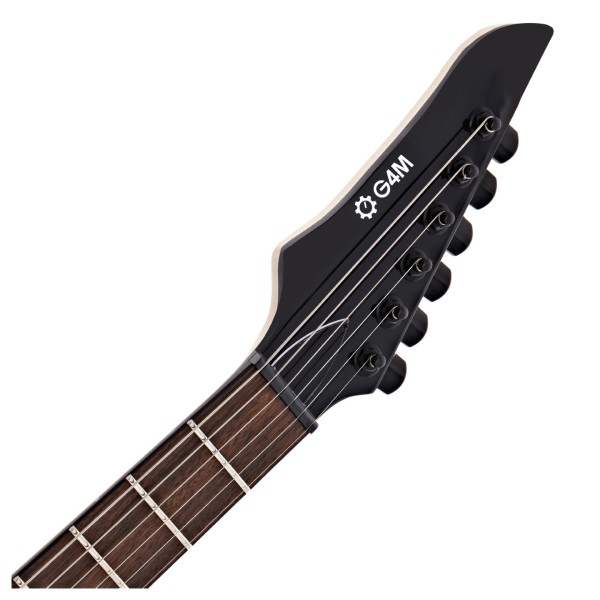 G4M 734 Pro Electric Guitar, Black Burl Burst