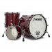 Sonor SQ2 Birch 3pc Shell Pack, Red Pearl