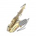 BG Curved Soprano Saxophone Body Microfibre Swab
