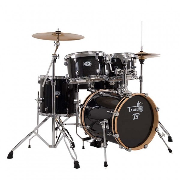 Tamburo T5 Series 20'' 5pc Drum Kit, Black Sparkle