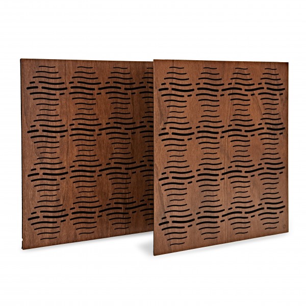 G4M Acoustics Waves 60 x 42cm Corner Panel, Walnut, Pair